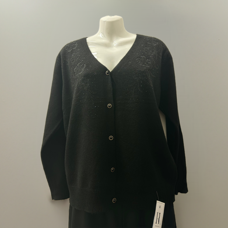 Chevron Floral Cardigan