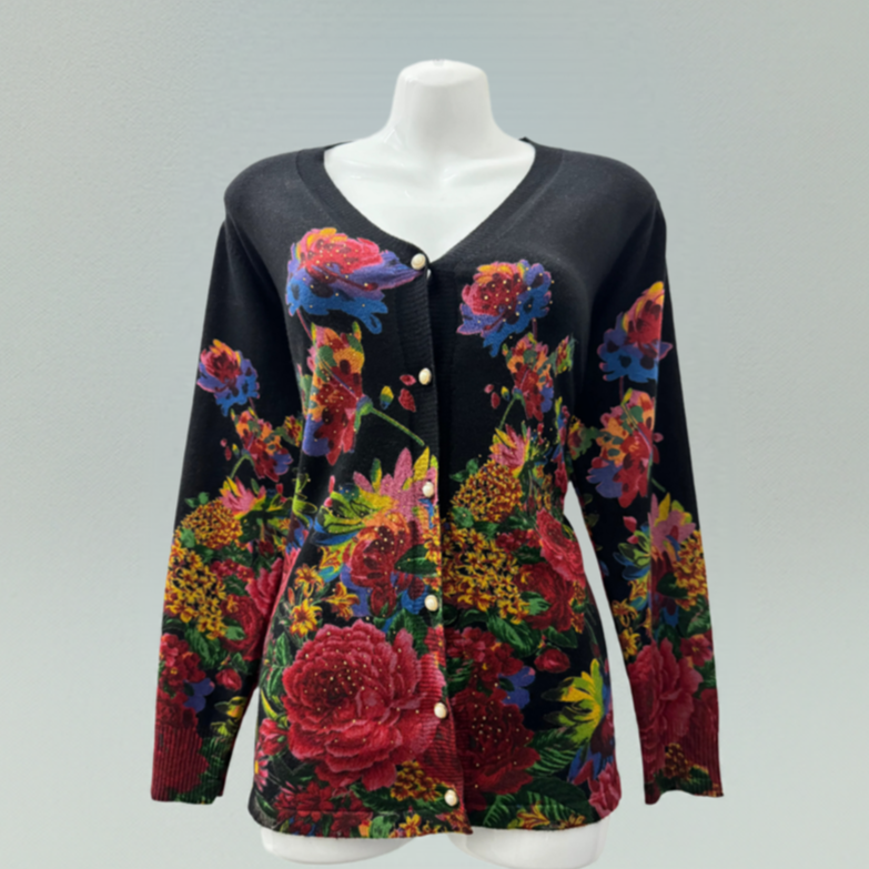 Remai London Midnight Bloom Cardigan
