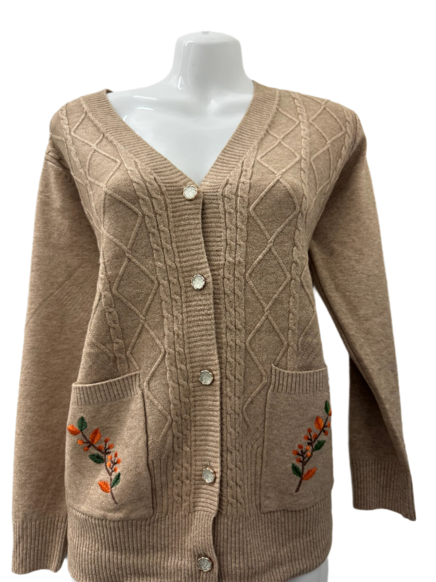 Remai London Pocket Pattern Cardigan