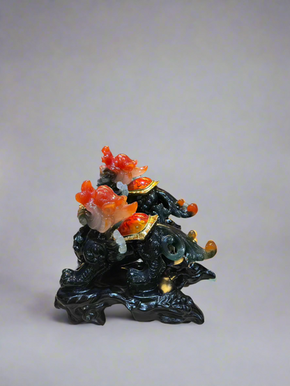 Exquisite Jade Dragon Set