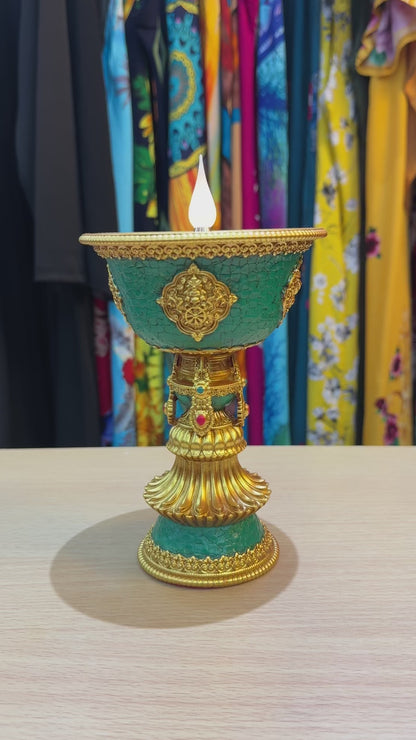 LED Tibetan Butter Lamp - 4